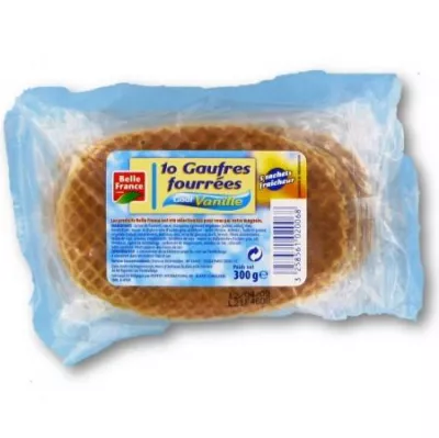 وافل محشو بنكهة الفانيليا × 10 300 جرام - BELLE FRANCE