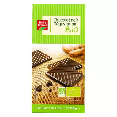 Degust Le Réflex Chocolate Amargo Orgânico 100g - BELLE FRANCE