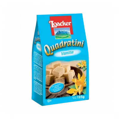 Loacker Quadratini Vanille 125GR CX12