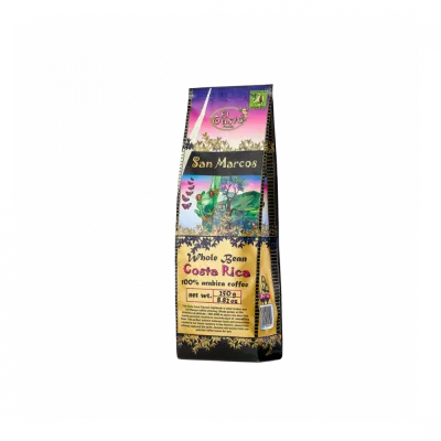 San Marcos Gourmet Whole Bean Roasted Coffee, El Gusto, 100% Arabica Coffee, Sun Dried, Washed Process, Medium Roast, Single Origin, Sca Score 85,  250g