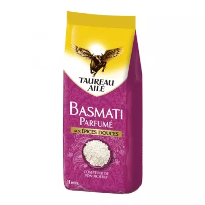 Riz Basmati Pondichery 450g - TAUREAU AILE