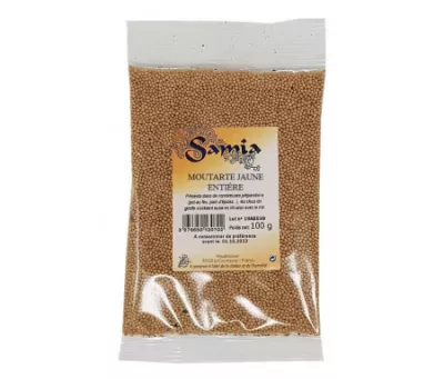 Hele gele mosterd 100 g - SAMIA