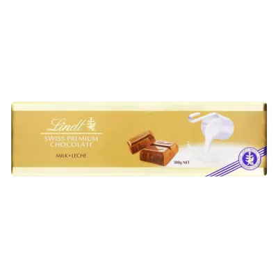 Swiss Premium Chocolate Lait Tablette 300g - LINDT