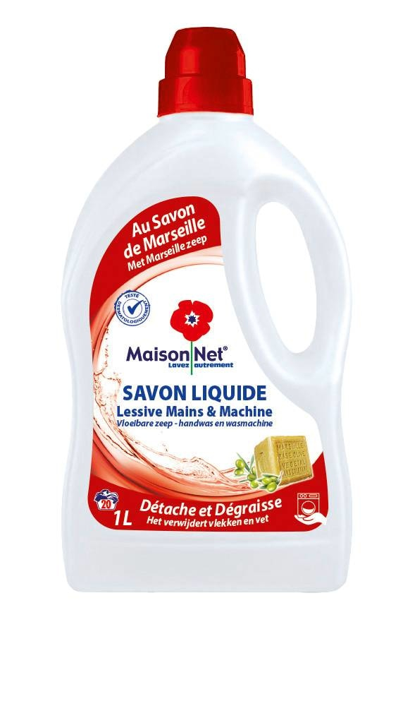 Savon liquide au savon de marseille 1L - MAISON NET