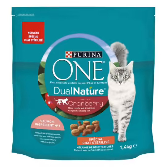 Croquettes for sterilized cats with Cranberry and Salmon 1.4kg - PURINA