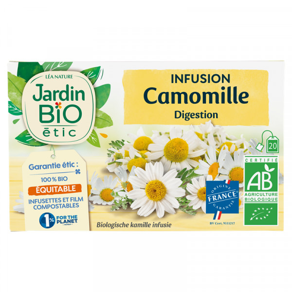 Infusão digestiva de camomila 28g - JARDIN Bio