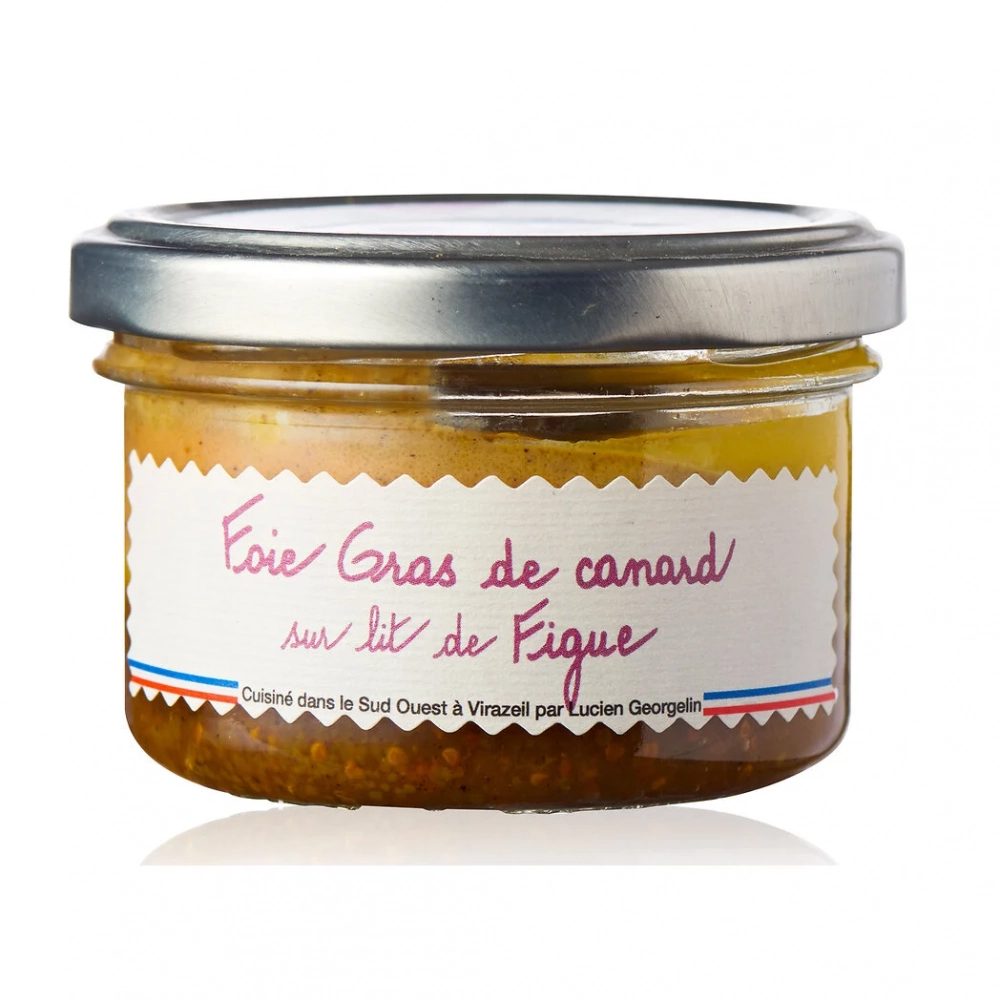 Especialidad Foie Gras De Pato Sobre Lecho De Higos 70g - LUCIEN GEORGELIN