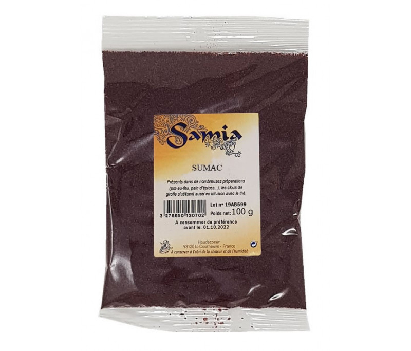 Ground Sumac 100g - SAMIA