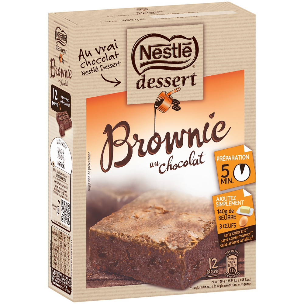 Chocolate Brownie Cake Preparation 405g - NESTLE