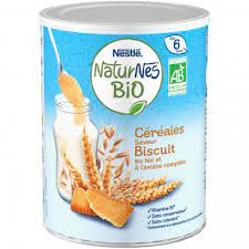 Galleta de cereales para bebés a partir de 6 meses Bio P'tite Céréale240g - NESTLE