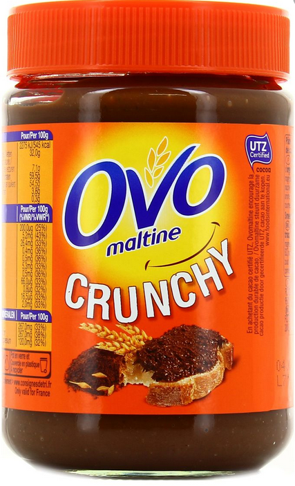 Pâte à Tartiner Crunchy 360g - OVOMALTINE