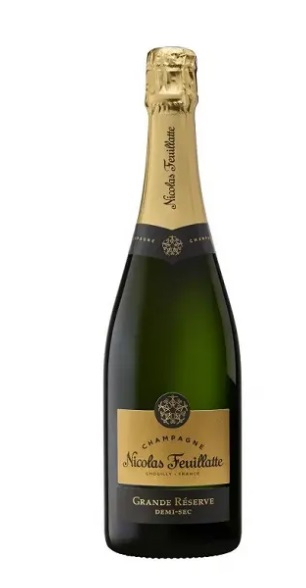 Champagne demi-sec 75cl AOP - NICOLAS FEUILLATTE