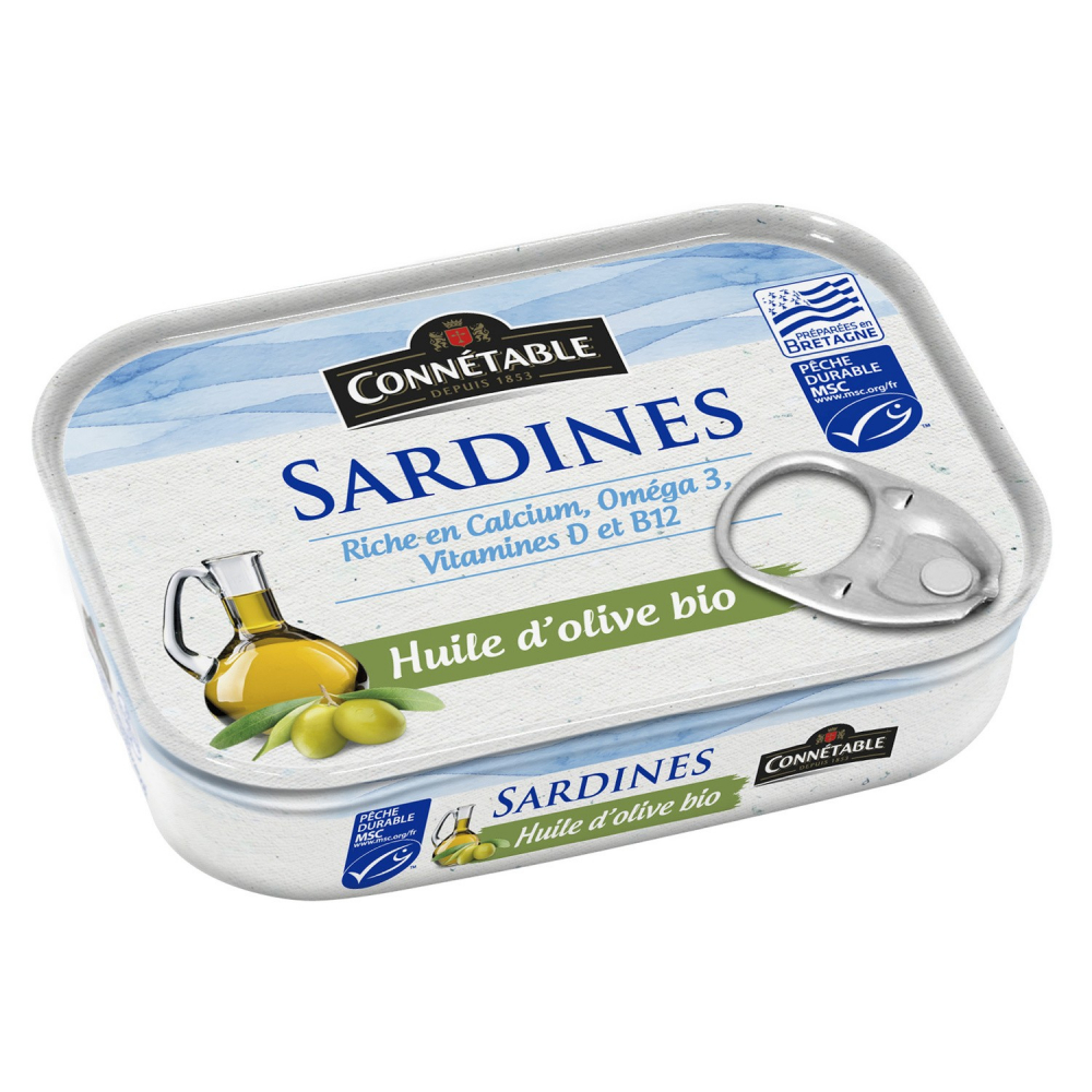 Sardinhas em Azeite Virgem Extra MSC, 135g - CONNÉTABLE