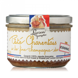 Charentais Pâté مع الشمبانيا الجميلة - كونياك - 220 جم - LUCIEN GEORGELIN