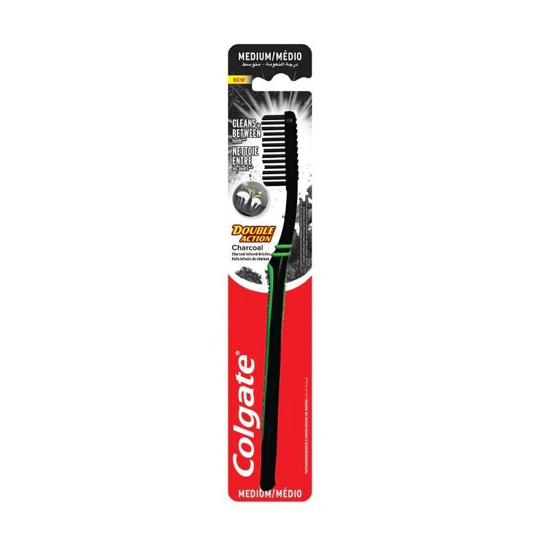 Double coal coal -acting toothbrush - COLGATE