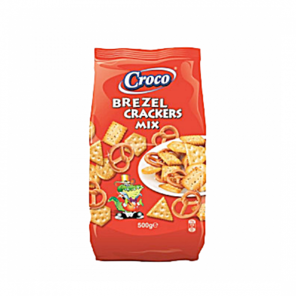 Croco Mix Brezel Crackers 500g 6/1srp