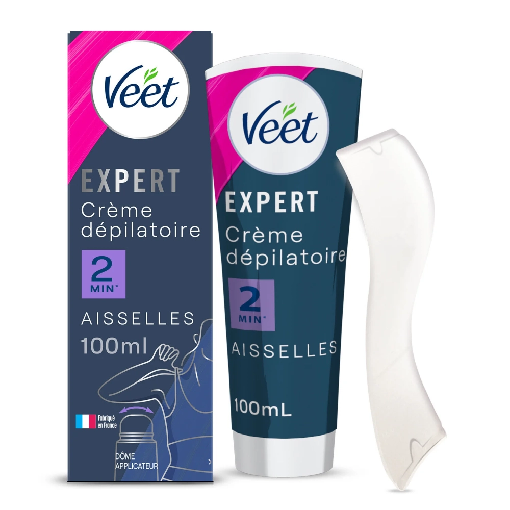 Crème Dépilatoire Expert Maillot Et Aisselles Peaux Sensibles 100ml - VEET