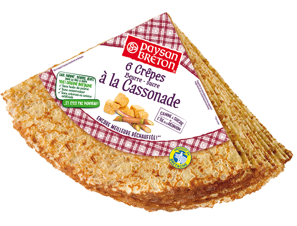 Crêpes à la Cassonade 214g - PAYSAN BRETON