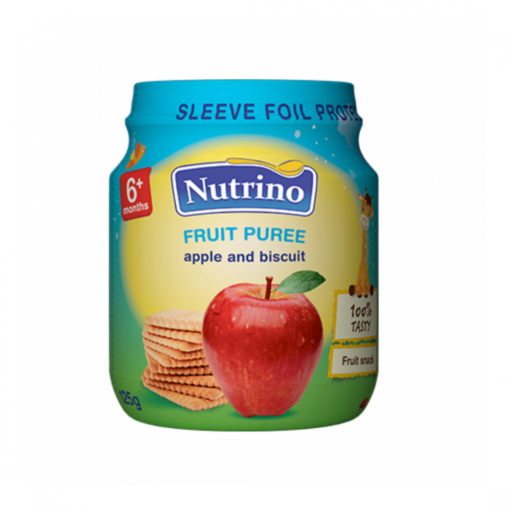 Nutrino Fruit Puree - Apple With Biscuit