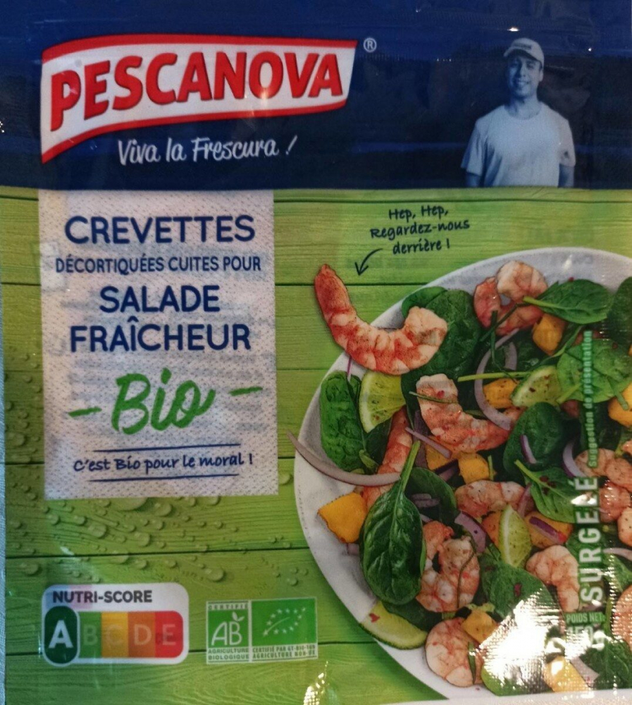 Crevettes décortiquées cuites pour salade fraîcheur - PESCANOVA 150g