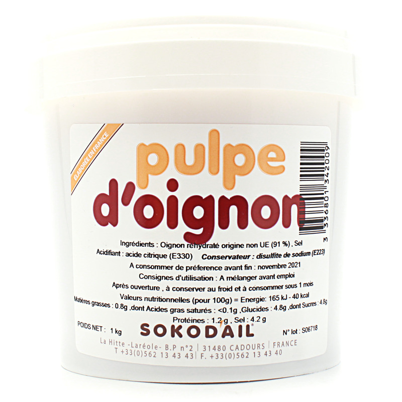 Polpa de Cebola 1kg - SOKOD'AIL