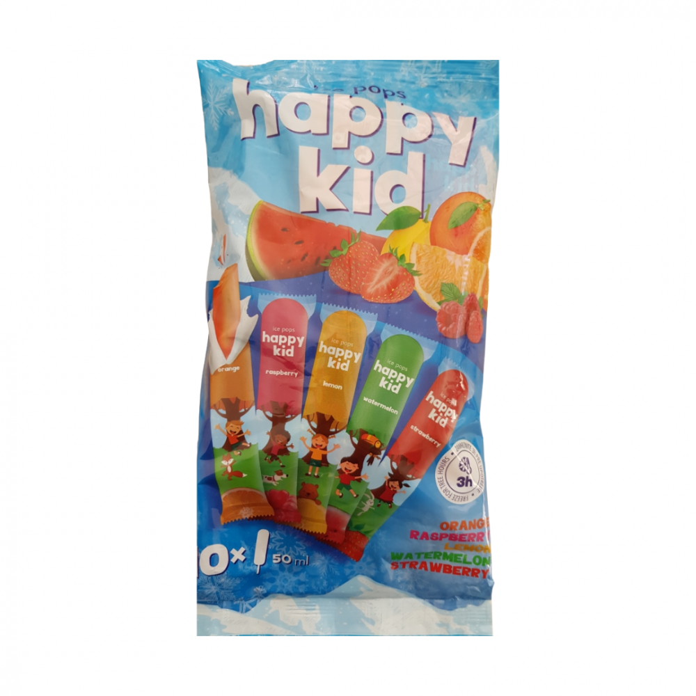 Fruits Mix-happy Kid-sac 1/10  ( 10 Sacs De 50 Ml )