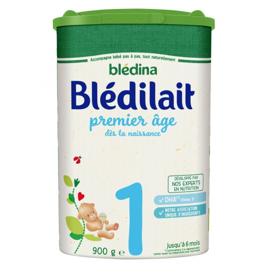 Lait en poudre blédilait 1er âge 900g - BLEDINA