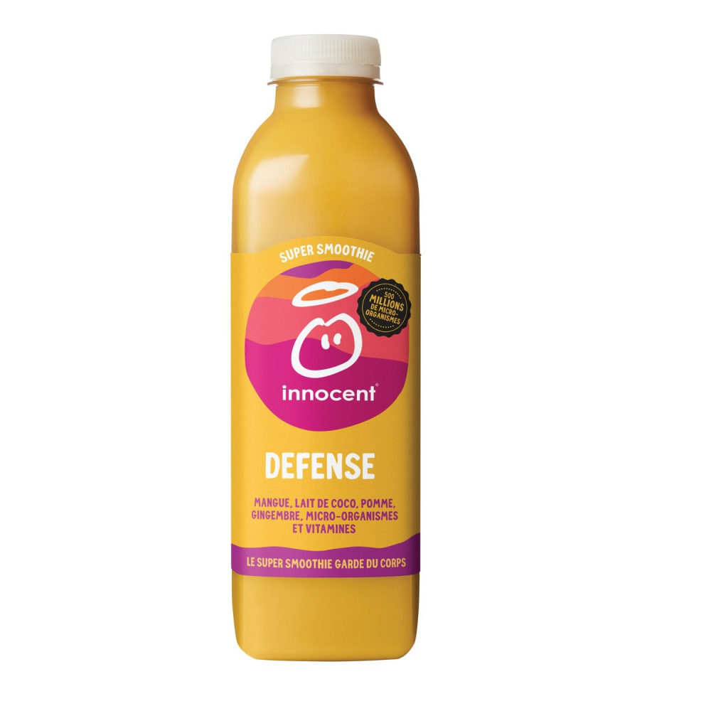 Smoothie défense mangue; lait de coco; pomme; gingembre 750mL - INNONCENT