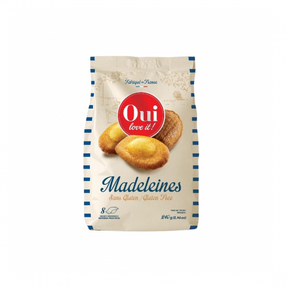 Madeleine Sans Gluten Oui Love It 240gr Cx6