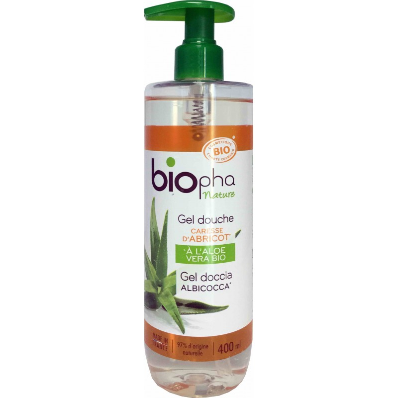 BIOPHA Gel Douche Caresse d'Abricot 400ml