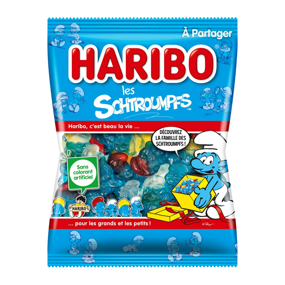 Het snoepje van de Smurfen; 300g - HARIBO