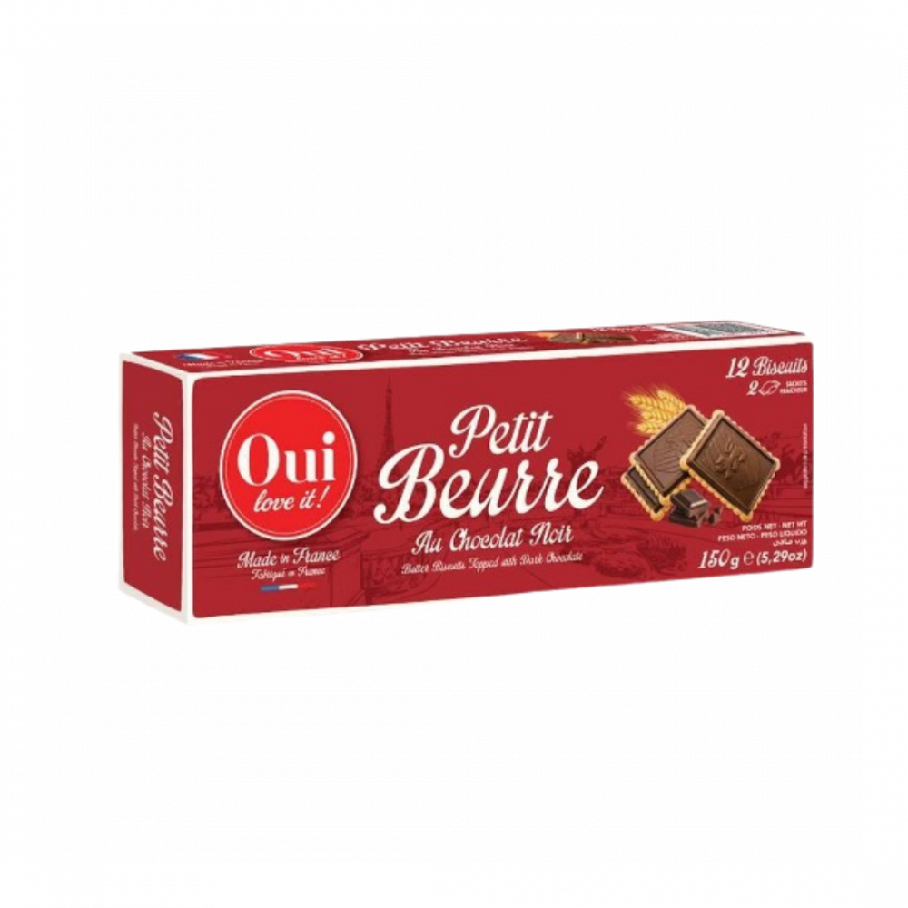 Petit Beurre Tablette Chocolat Noir Oui Love It 150gr Cx16