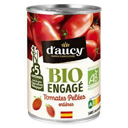 Organic Whole Peeled Tomatoes 1/2 235g - D'AUCY