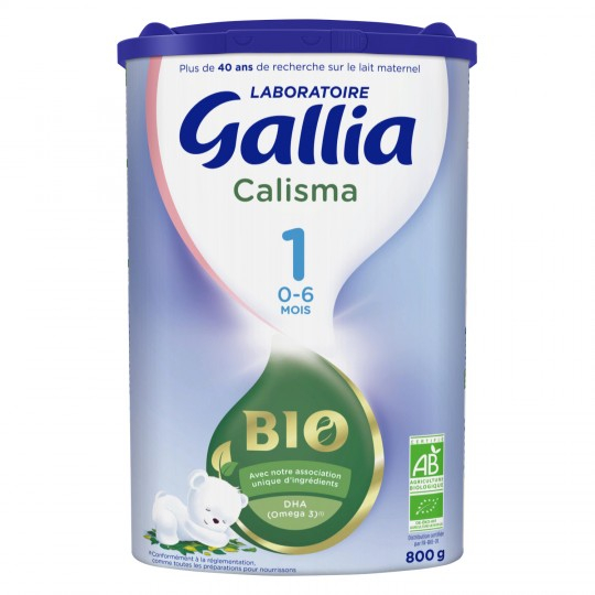 Bio-Milchpulver für das 1. Lebensjahr, 800 g - GALLIA