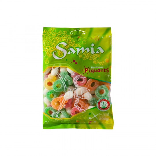 Bonbons Halal Bubble Pastèque Pep's Fruité et Piquant - 90gr par chez Samia  sur