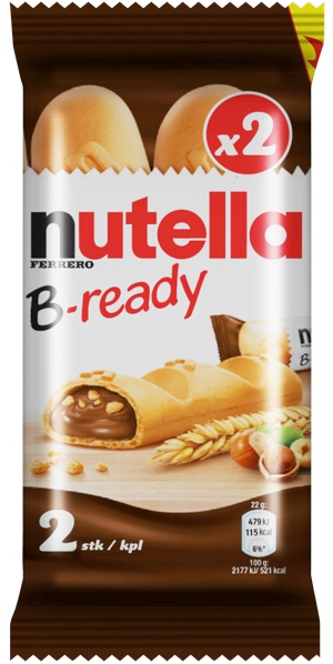 Biscuits B-ready Pock T2 44g - NUTELLA