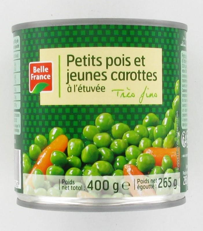 极细豌豆和嫩胡萝卜 265g - BELLE FRANCE