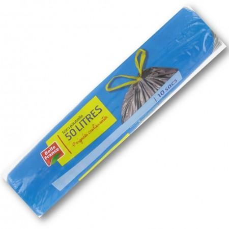 Trash Bags With Ties 10*50l - BELLE FRANCE