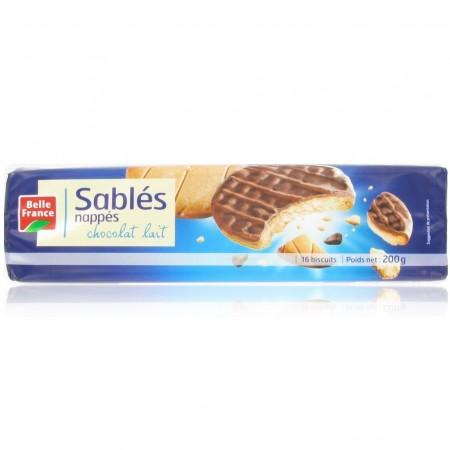 Песочное печенье в молочном шоколаде 200г - BELLE FRANCE