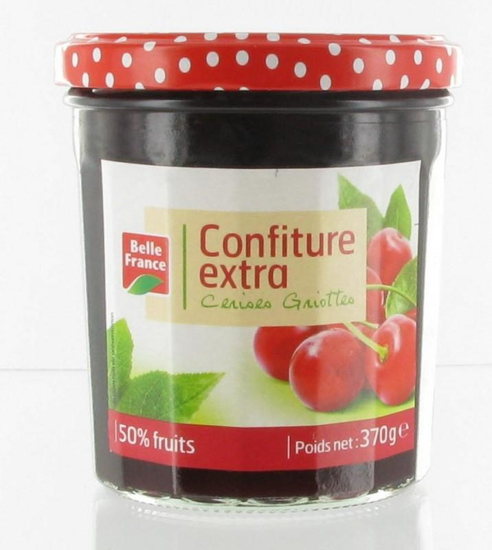 Extra Cherry Morello Jam 370g - BELLE FRANCE