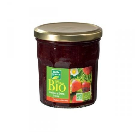 Extra Strawberry Jam Le Réflex Organic 370g - BELLE FRANCE