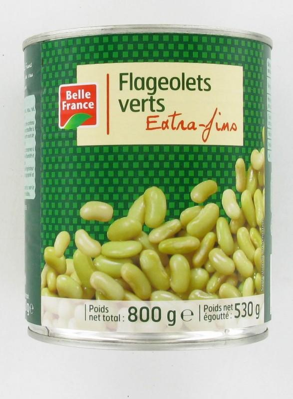 Flageolet Vert Extra Fins 800g - BELLE FRANCE