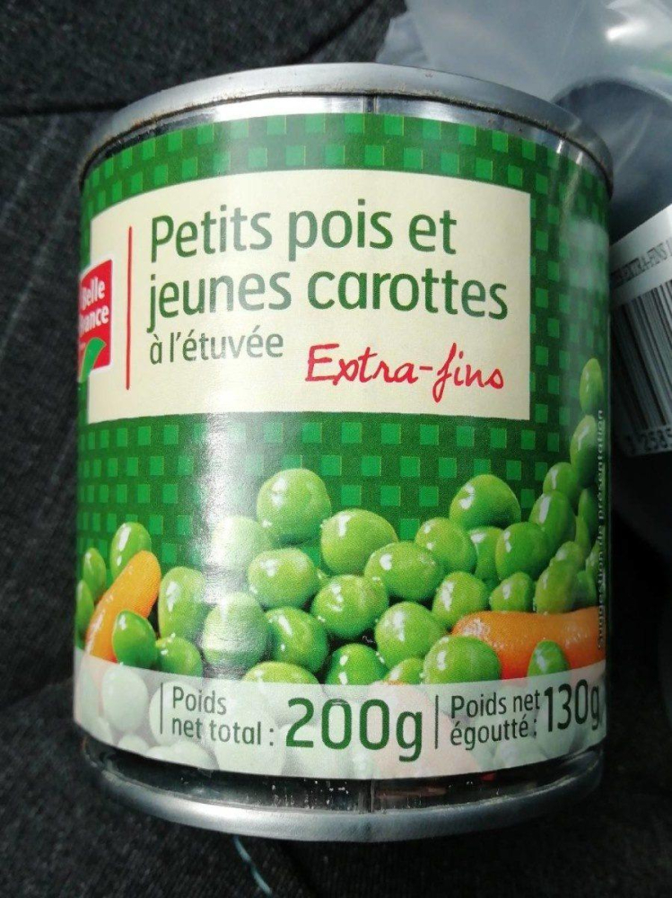 Extra Fine Stewed Carrot Peas 600g - BELLE FRANCE