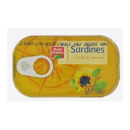 Sardines à L'huile De Tournesol 3x69g - BELLE FRANCE