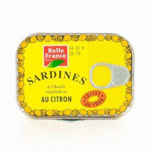 Lemon Sardines 135g - BELLE FRANCE
