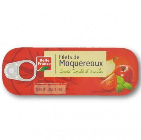 Filet De Maquerau Sauce Tomate Basilic 169g - BELLE FRANCE