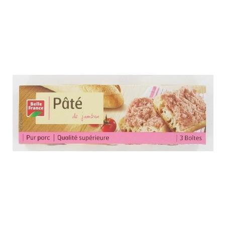 Ham Paté 3x78g - BELLE FRANCE