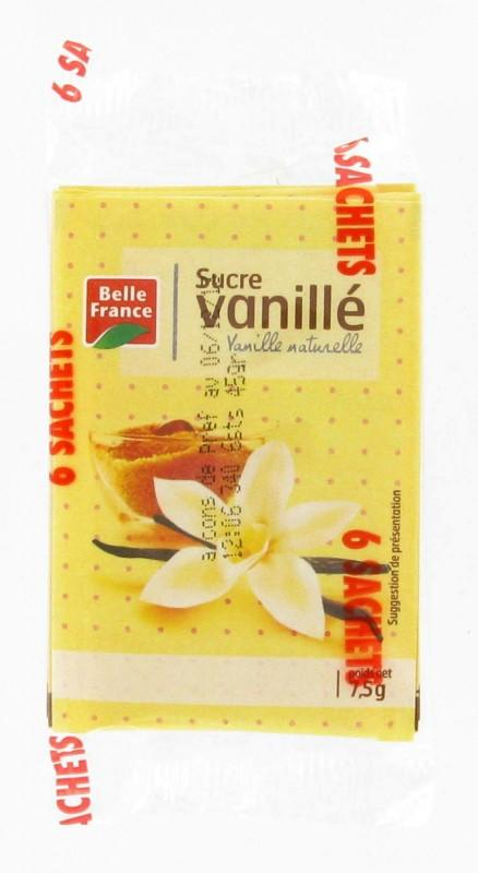 Zucchero Vanigliato 6x7,5g - BELLE FRANCE