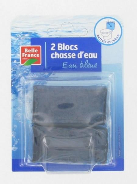 Bloc Chasse D'eau Eau Bleue 2x50g - BELLE FRANCE