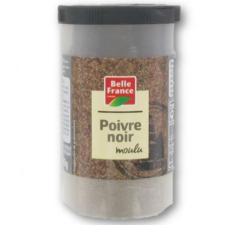 Poivre Noir Moulu 100g - BELLE FRANCE
